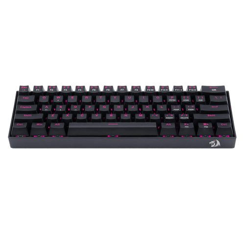 Redragon K630 Dragonborn 60% Wired Pink Single Lighting Gaming Keyboard
