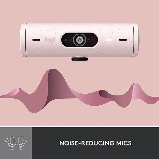 Logitech Brio 500 Full HD Webcam (Rose)