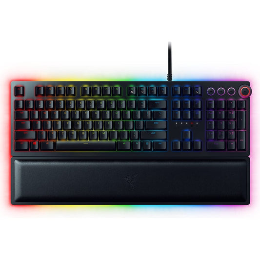 RAZER Huntsman Elite RGB Full Size Opto-Mechanical Wired Gaming keyboard ( Razer Light and Clicky Switch )