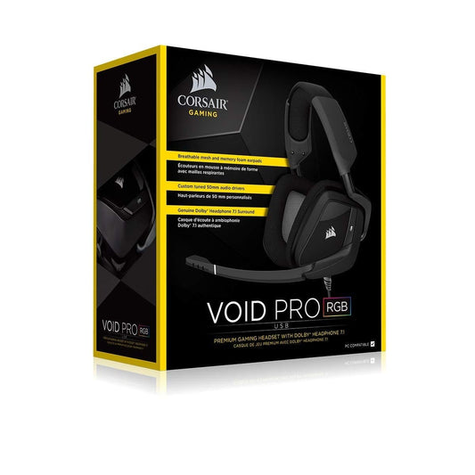 Corsair Void Pro RGB Gaming Headset (Dolby 7.1 USB Adapter)