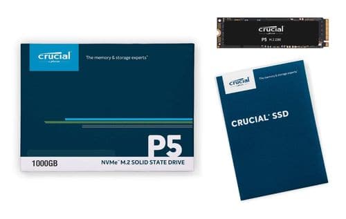 Crucial P5 1TB 3D NAND M.2 NVMe Internal SSD