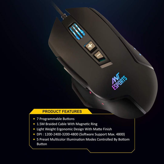 Ant Esports GM300 RGB Wired Gaming Mouse
