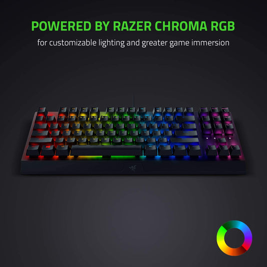 Razer BlackWidow V3 Tenkeyless Mechanical Keyboard Green Switch
