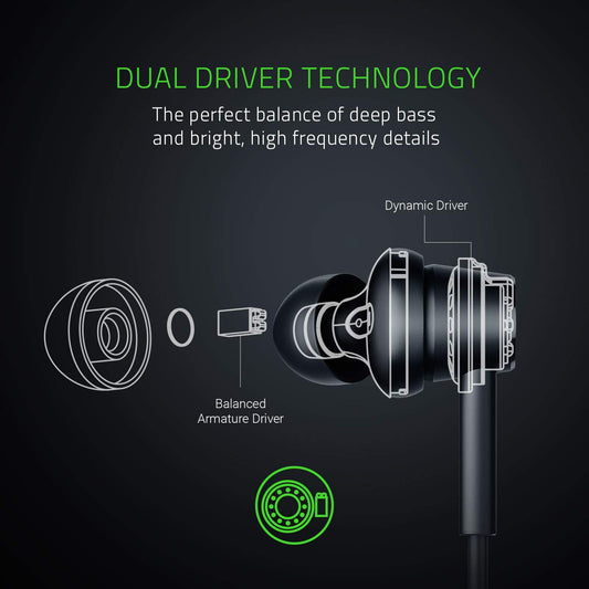 Razer Hammerhead Duo Console Wired In-Ear Headphones (Black)