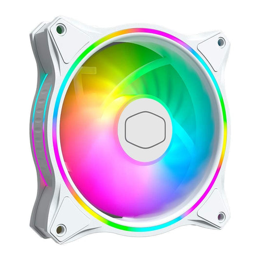 Cooler Master MasterFan MF120 Halo White ARGB PC Fan (Single Pack)