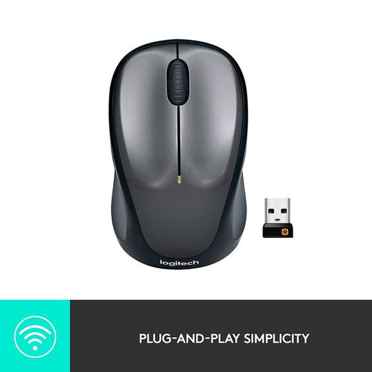 LOGITECH M235 Wireless Ambidextrous Gaming Mouse ( 910-002201 ) ( 1000DPI / 3 Macro Button ) ( Colt Glossy)
