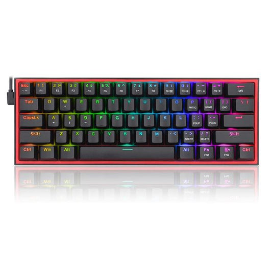 Redragon K617 Fizz Mechanical Gaming Keyboard Black (Red Switch)