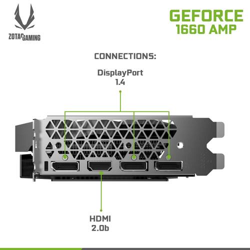 Zotac Gaming GeForce GTX 1660 AMP Graphics Card