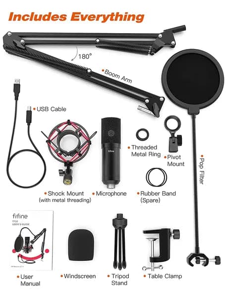 FIFINE T732 USB Microphone Kit