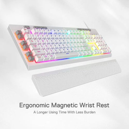 Redragon Shiva K512 RGB Backlit Membrane Gaming Keyboard (White)