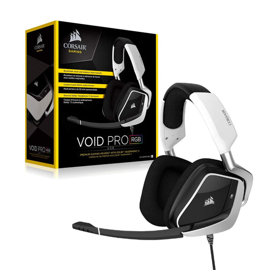Corsair Void Pro RGB Gaming Headset (White)