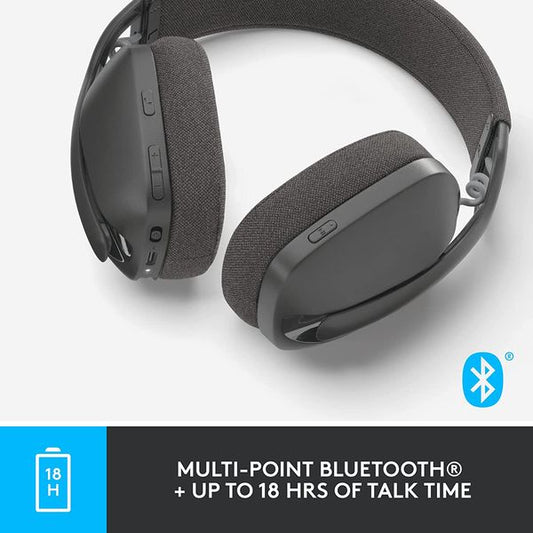 Logitech Zone Vibe 100 Lightweight Wireless Headphones (Graphite)
