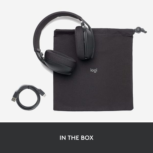 Logitech Zone Vibe 100 Lightweight Wireless Headphones (Graphite)