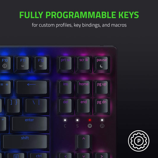 Razer BlackWidow V3 Tenkeyless Mechanical Keyboard Green Switch