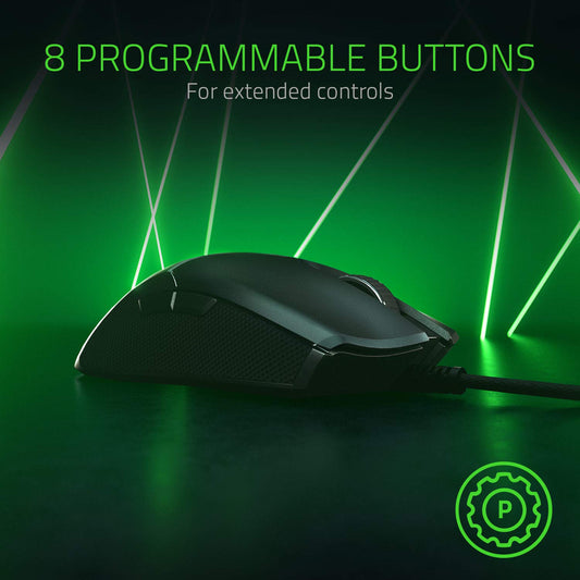 Razer Viper Ambidextrous Ultralight Wired Gaming Mouse (Black)