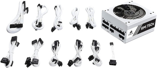 Corsair RM750x Gold Fully Modular PSU (750 Watt) (White)