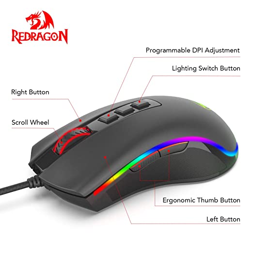 Redragon Cobra M711 Wired Gaming Mouse