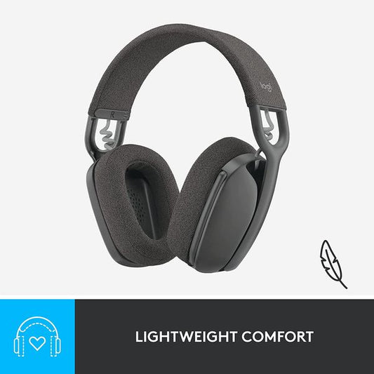 Logitech Zone Vibe 100 Lightweight Wireless Headphones (Graphite)