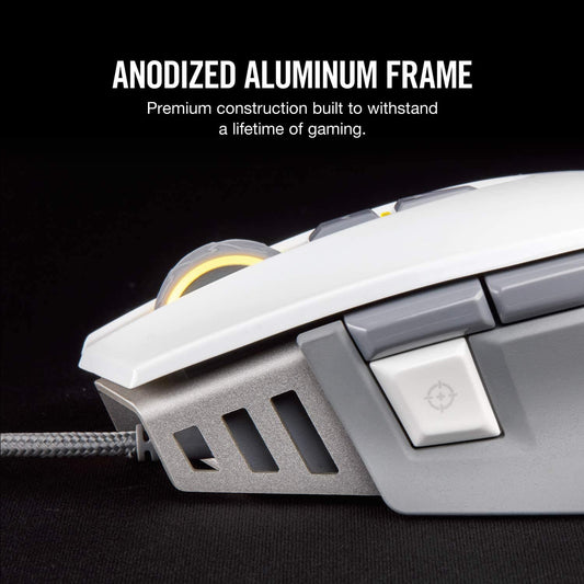 Corsair M65 RGB Elite Gaming Mouse (White)