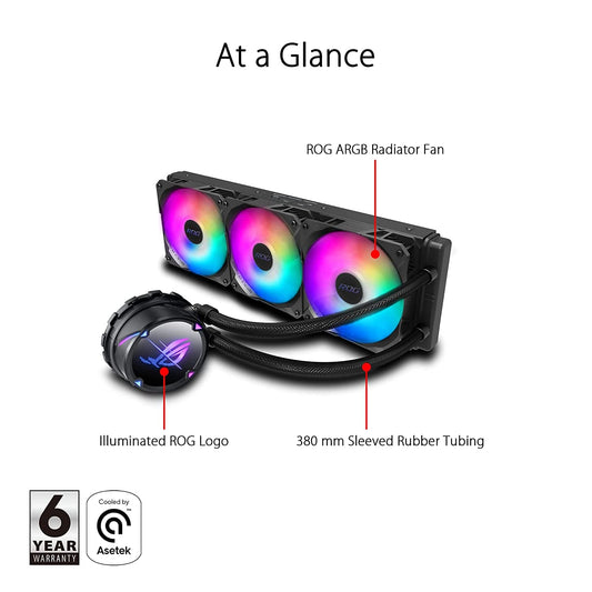 Asus ROG Strix LC II 360 ARGB AIO Liquid Cooler