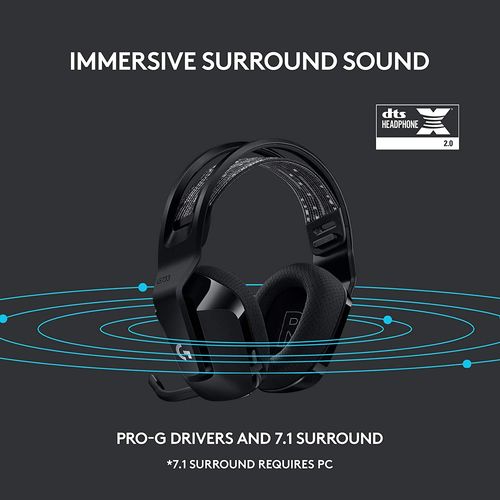 Logitech G733 Lightspeed RGB Wireless Gaming Headset (Black)