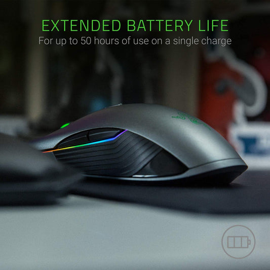 Razer Lancehead Ambidextrous Wireless Gaming Mouse (Black)