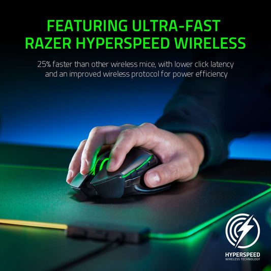 Razer Basilisk Ultimate Hyperspeed Wireless Gaming Mouse (Black)