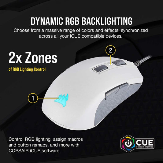 Corsair M55 RGB Pro Gaming Mouse (White)