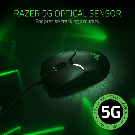 Razer Viper Ambidextrous Ultralight Wired Gaming Mouse (Black)
