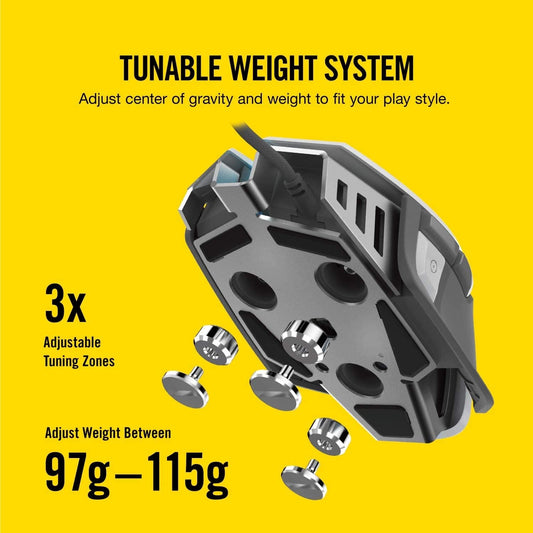 Corsair M65 RGB Elite Gaming Mouse (White)