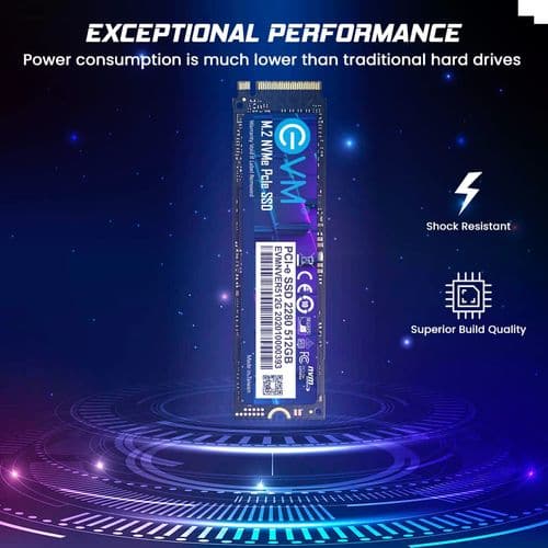 EVM 512GB M.2 NVMe Internal SSD