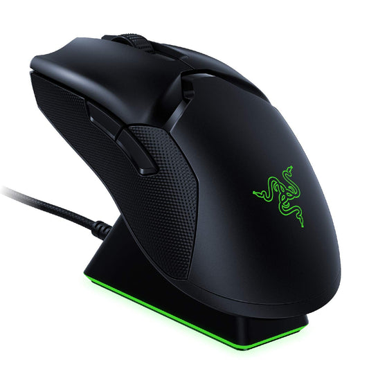 Razer Viper Ultimate Hyperspeed Lightest Wireless with Charging Dock Gaming Mouse (Black)