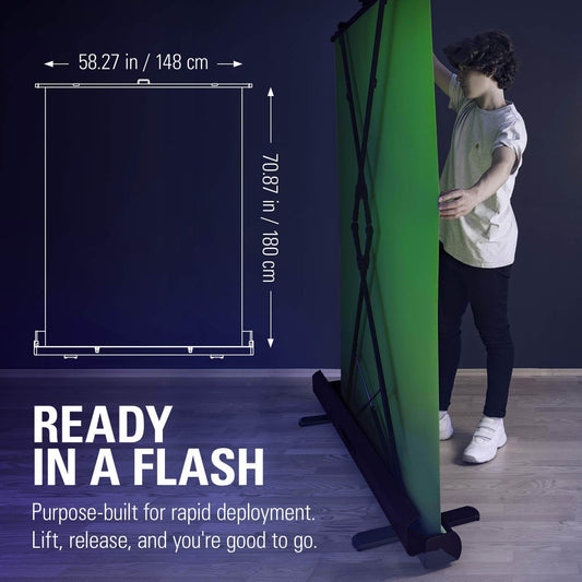 Elgato Green Screen Collapsible Chroma Key Pane