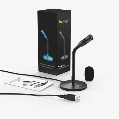 FIFINE K050 Mini Gooseneck USB Microphone.
