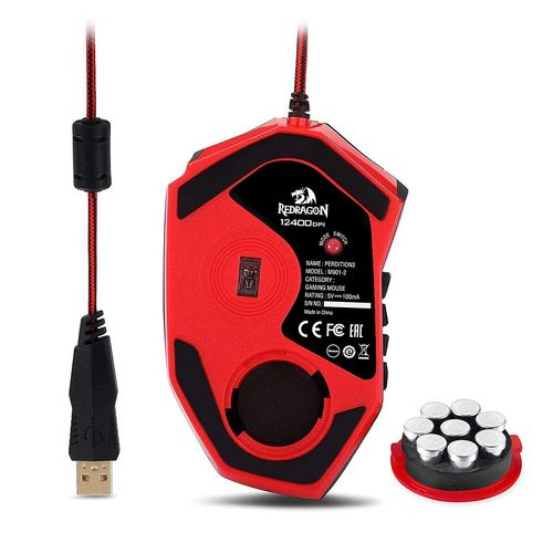 Redragon Perdition M901 24 000 DPI MMO Laser Gaming Mouse