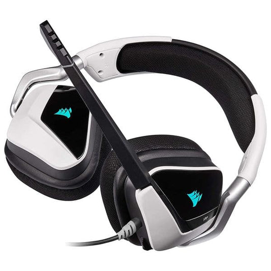 CORSAIR Void Elite RGB Wired/USB 7.1 Surround Gaming Headphone With Mic ( White ) ( PC )