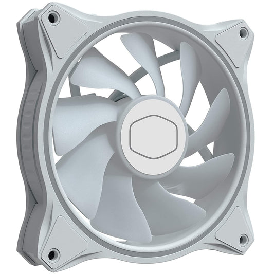 Cooler Master MasterFan MF120 Halo White ARGB PC Fan (Single Pack)