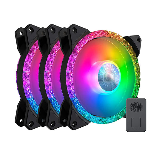 Cooler Master MasterFan MF120 Prismatic ARGB Cabinet Fan (Triple Pack)