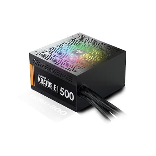 Gamdias Kratos E1 500W ARGB Non Modular PSU (500 Watt)