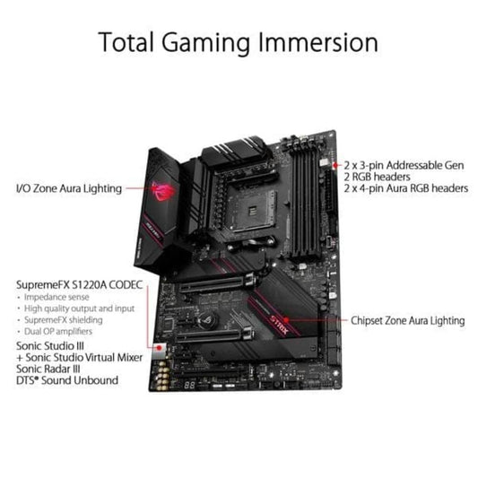 ASUS ROG Strix B550-E Gaming WiFi AM4 Motherboard