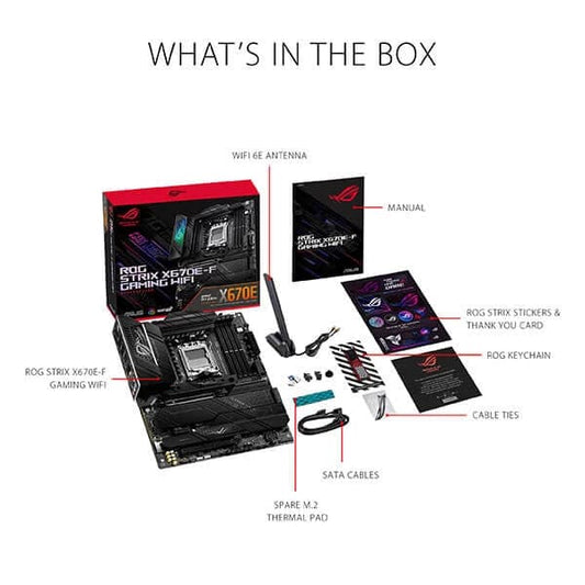 Asus Rog Strix X670E-F Gaming Wi-Fi Motherboard