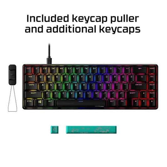 HyperX Alloy Origins 65% RGB Mechanical Gaming Keyboard (Aqua Tactile Switch)