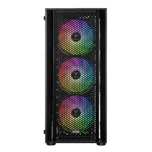 GAMDIAS Aura GC2 Elite RGB AṬX Mid Tower Cabinet (Black)