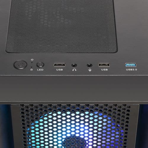 GAMDIAS Aura GC2 Elite RGB AṬX Mid Tower Cabinet (Black)