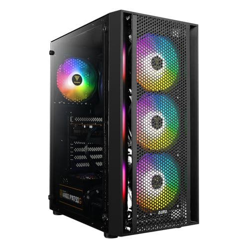 GAMDIAS Aura GC2 Elite RGB AṬX Mid Tower Cabinet (Black)