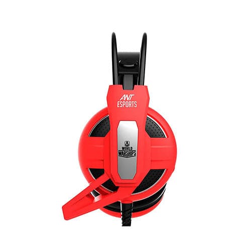 ANT ESPORTS H620W World of Warship License 3.5mm Wired Gaming Headphones ( Red )