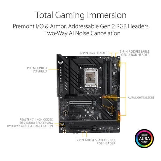 ASUS TUF Gaming Z690-Plus D4 Motherboard (copy)