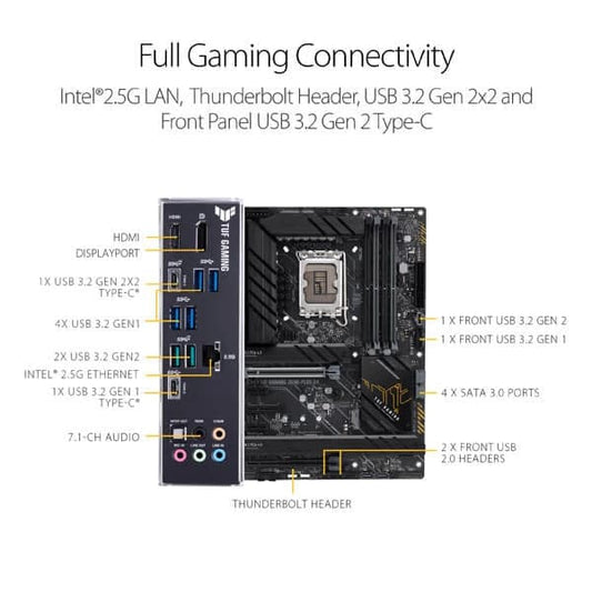 ASUS TUF Gaming Z690-Plus D4 Motherboard (copy)