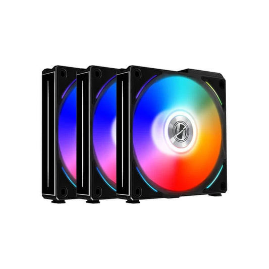 Lian Li UNI Fan AL120 120mm ARGB Cabinet Fan (Triple Pack) Black