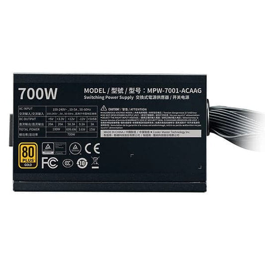 Cooler Master G700 80+ Gold Non Modular Power Supply (700 W)